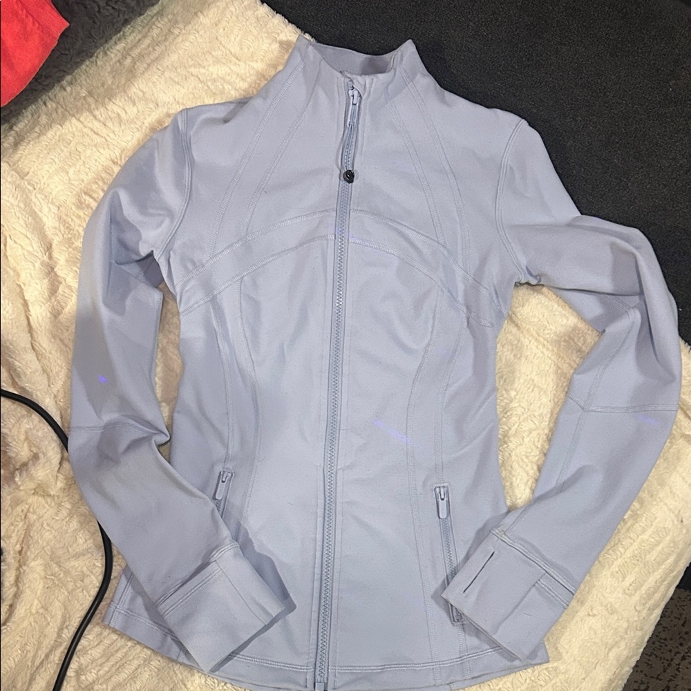 Lululemon defined jacket size 4 light blue periwinkle Women's Light Blue Jacket